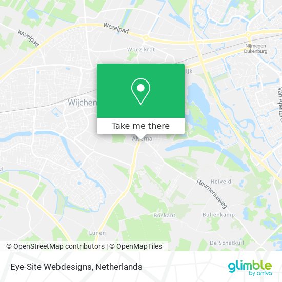 Eye-Site Webdesigns map