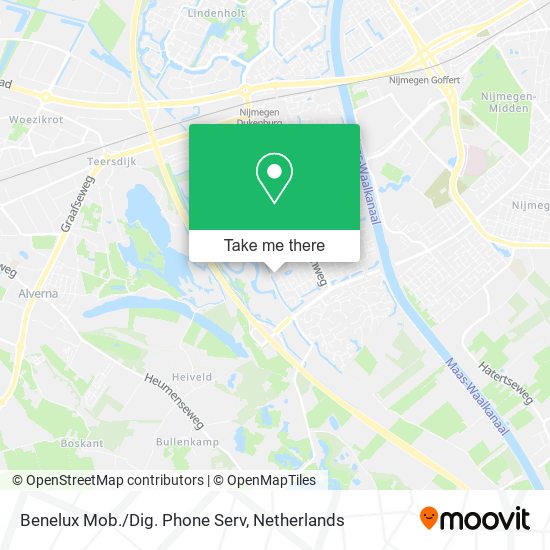 Benelux Mob./Dig. Phone Serv map