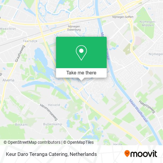 Keur Daro Teranga Catering map