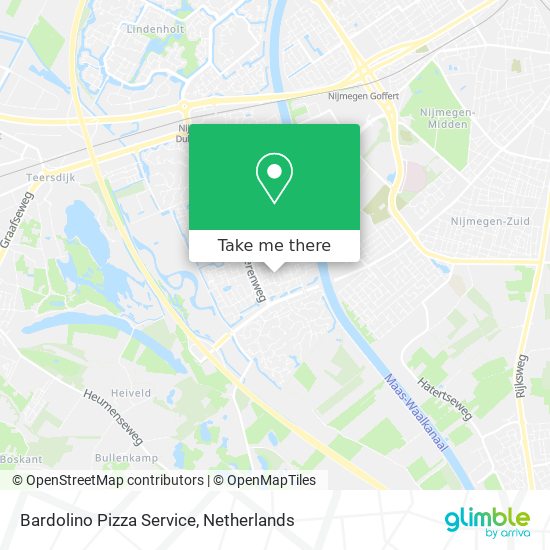 Bardolino Pizza Service map