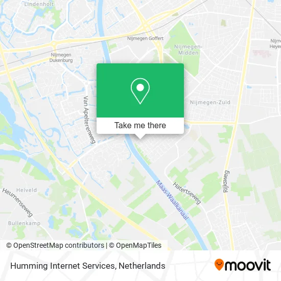 Humming Internet Services map