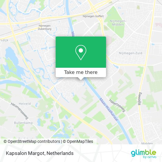 Kapsalon Margot map