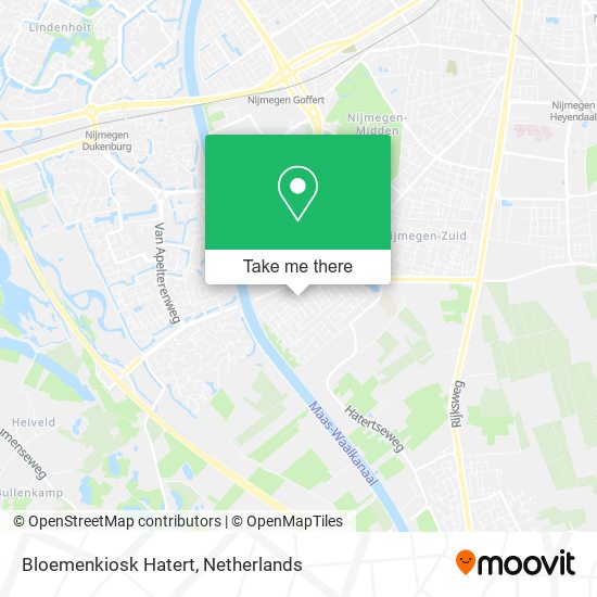 Bloemenkiosk Hatert map