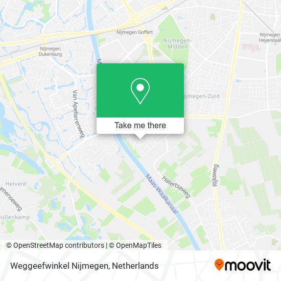 Weggeefwinkel Nijmegen map