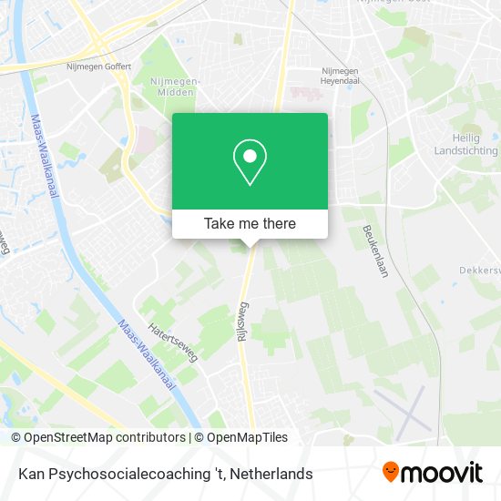 Kan Psychosocialecoaching 't map