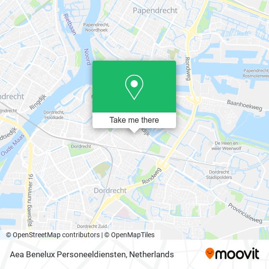 Aea Benelux Personeeldiensten map