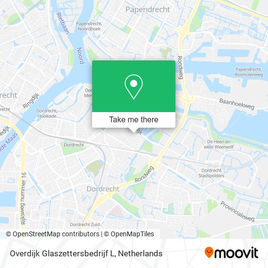 Overdijk Glaszettersbedrijf L map