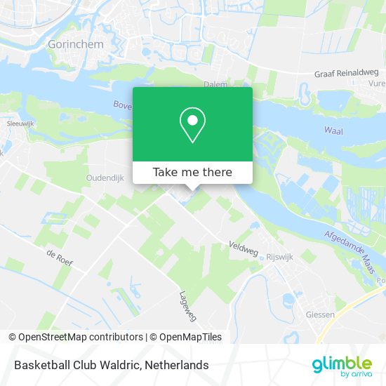 Basketball Club Waldric map