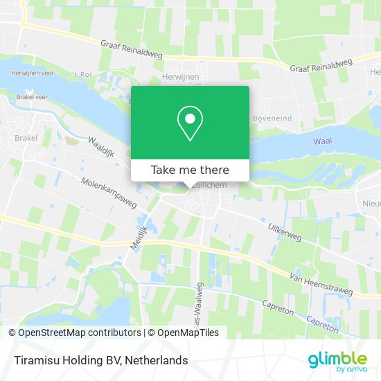 Tiramisu Holding BV map