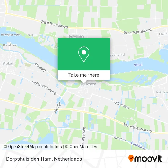 Dorpshuis den Ham map