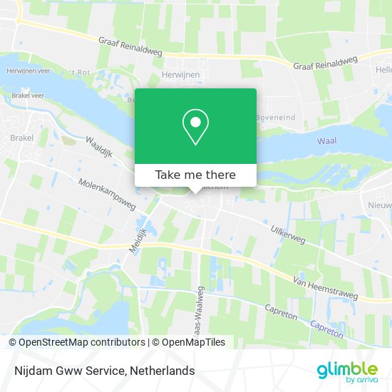 Nijdam Gww Service map