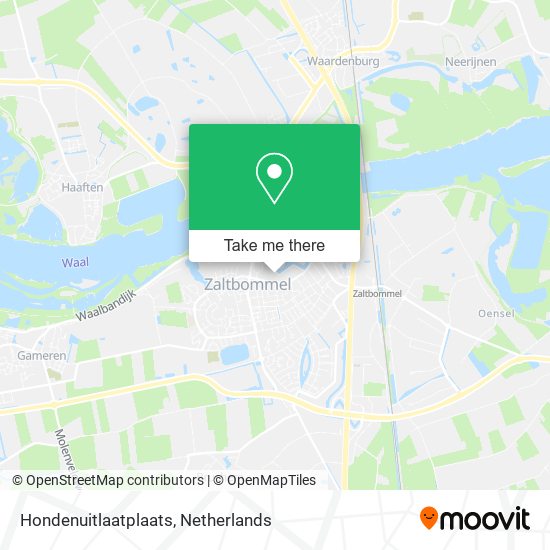 Hondenuitlaatplaats map