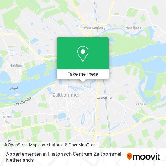 Appartementen in Historisch Centrum Zaltbommel map