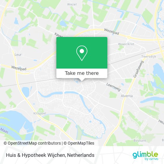 Huis & Hypotheek Wijchen Karte