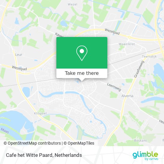 Cafe het Witte Paard map