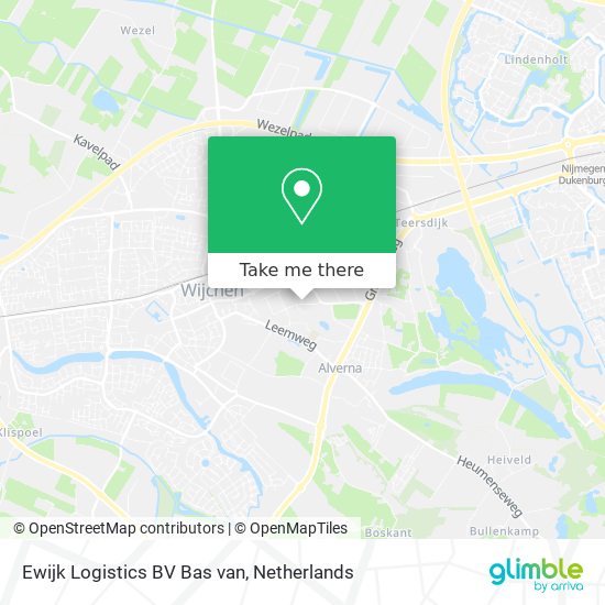 Ewijk Logistics BV Bas van map