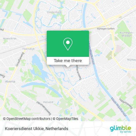 Koeriersdienst Ukkie map