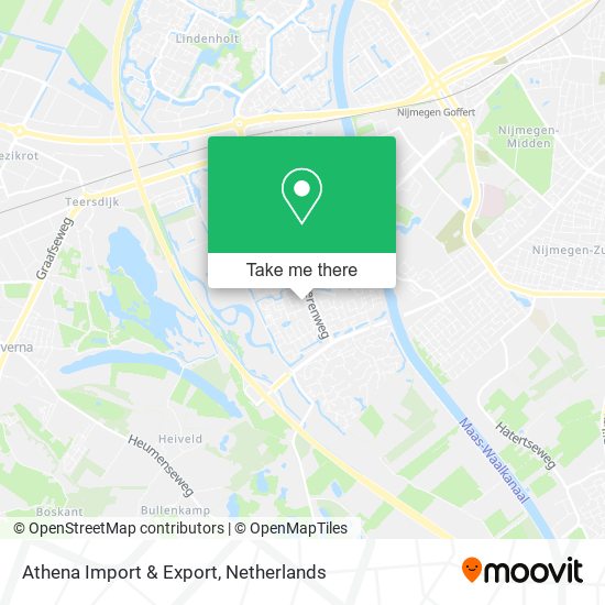 Athena Import & Export map