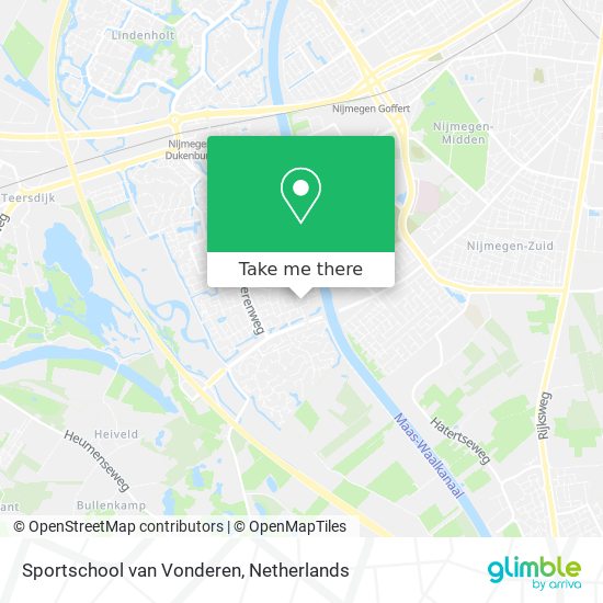 Sportschool van Vonderen Karte