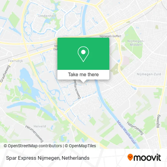 Spar Express Nijmegen map