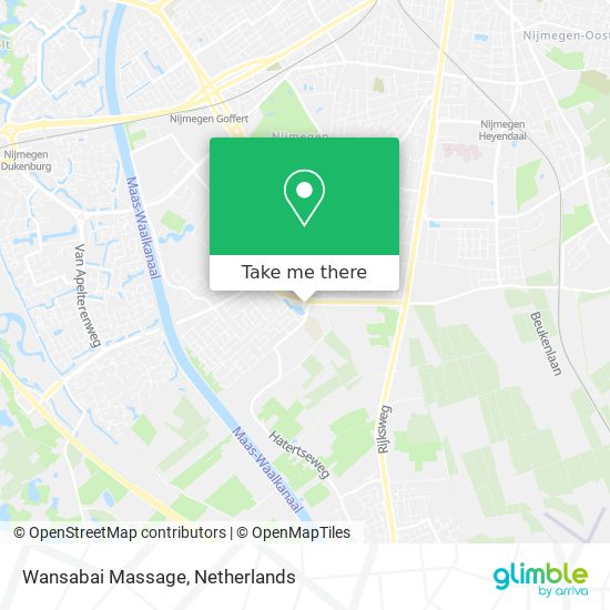 Wansabai Massage map