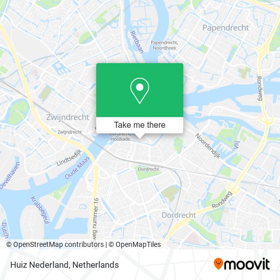 Huiz Nederland map
