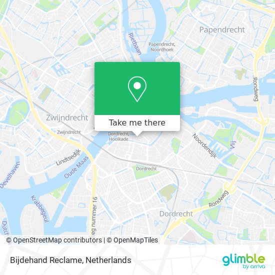 Bijdehand Reclame map