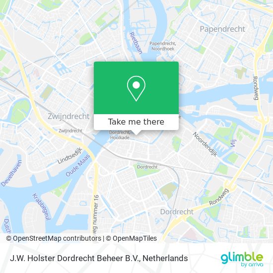 J.W. Holster Dordrecht Beheer B.V. map
