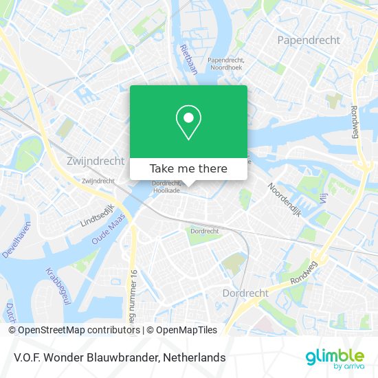 V.O.F. Wonder Blauwbrander map