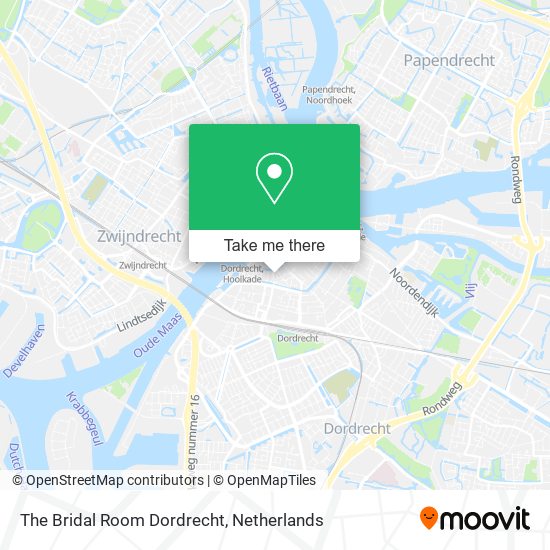 The Bridal Room Dordrecht map