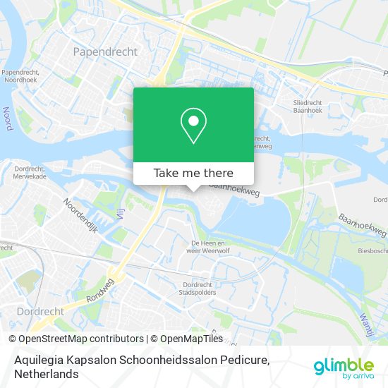 Aquilegia Kapsalon Schoonheidssalon Pedicure map