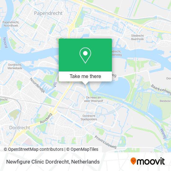 Newfigure Clinic Dordrecht map