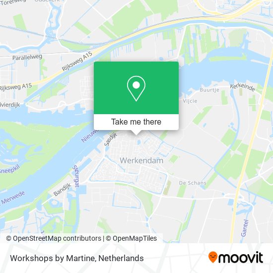 Workshops by Martine map
