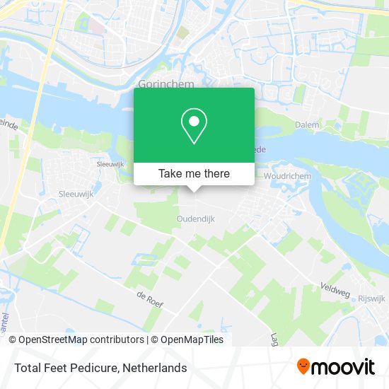 Total Feet Pedicure map
