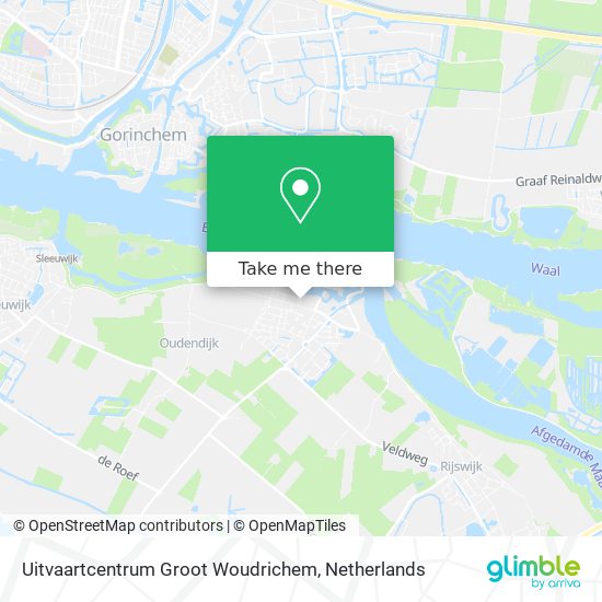 Uitvaartcentrum Groot Woudrichem map