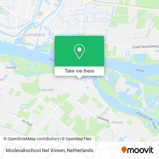 Modevakschool Nel Viveen map