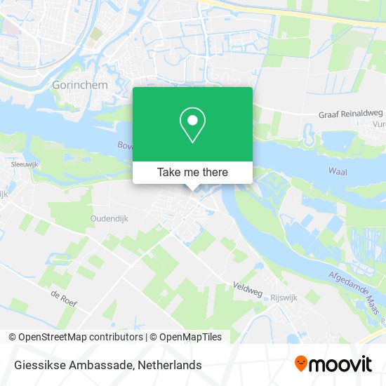 Giessikse Ambassade map