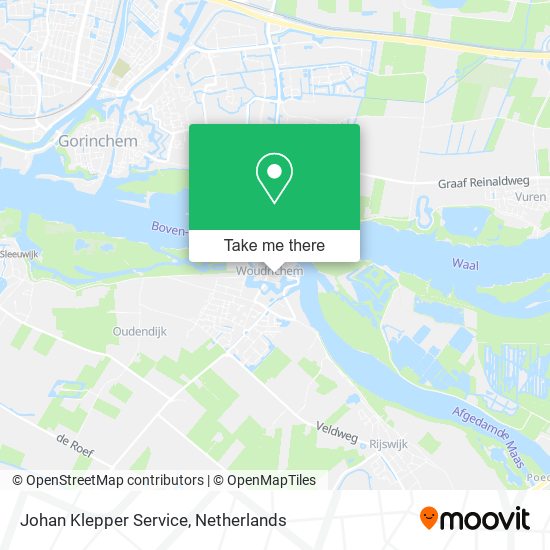 Johan Klepper Service map