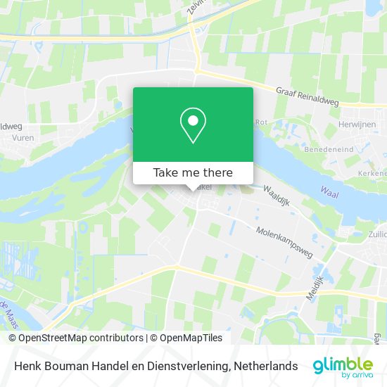Henk Bouman Handel en Dienstverlening Karte