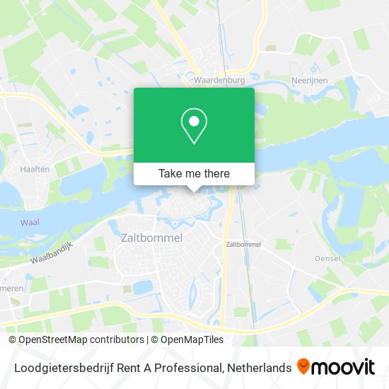 Loodgietersbedrijf Rent A Professional map