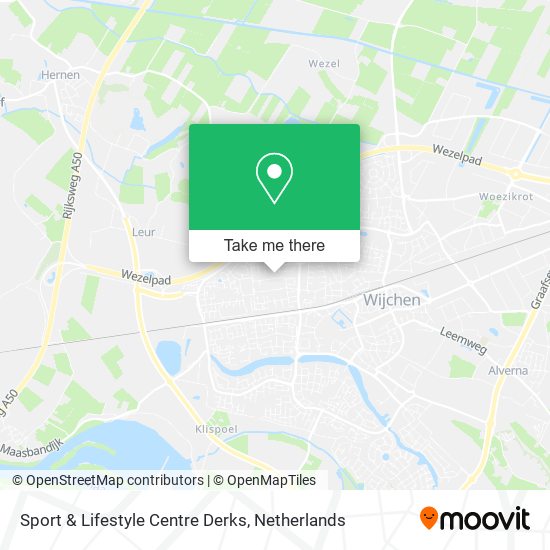 Sport & Lifestyle Centre Derks map