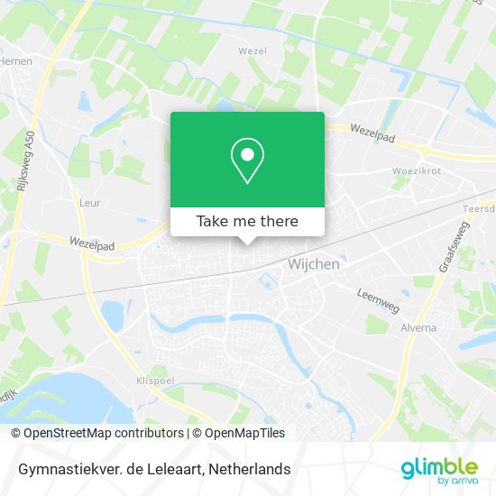 Gymnastiekver. de Leleaart Karte