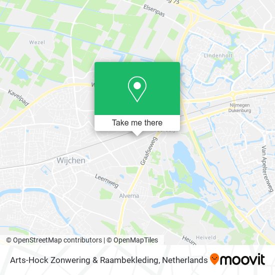 Arts-Hock Zonwering & Raambekleding map