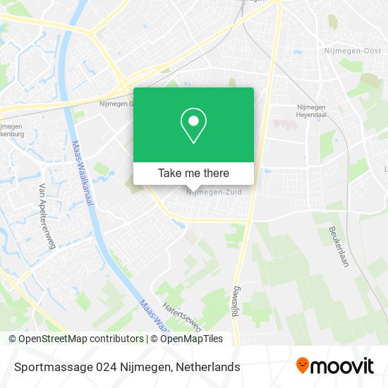 Sportmassage 024 Nijmegen Karte