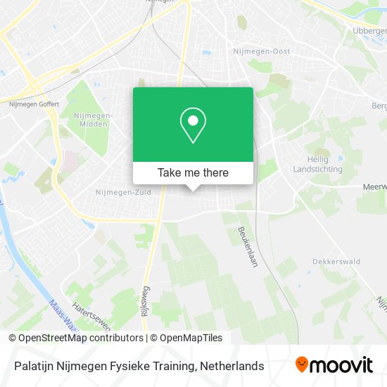 Palatijn Nijmegen Fysieke Training Karte