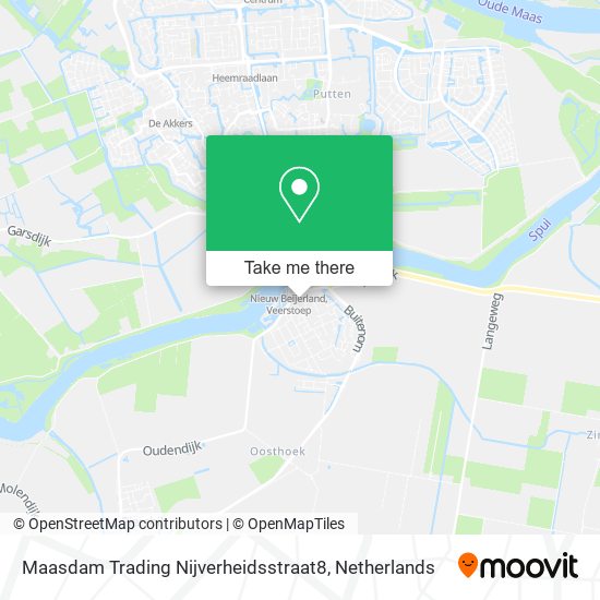 Maasdam Trading Nijverheidsstraat8 Karte