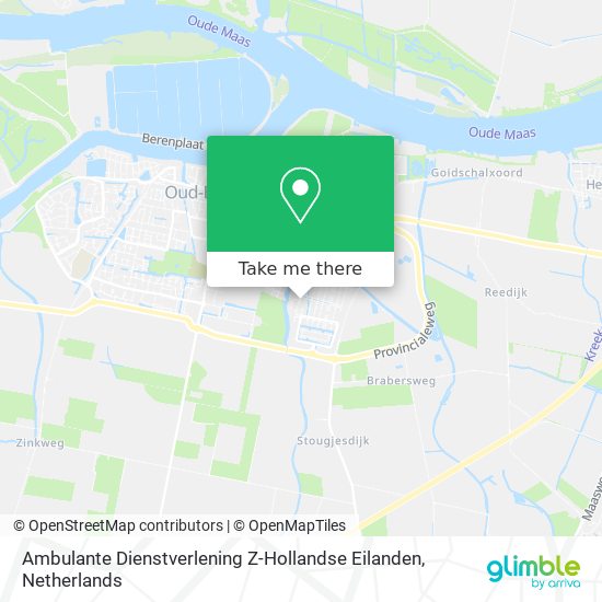 Ambulante Dienstverlening Z-Hollandse Eilanden map