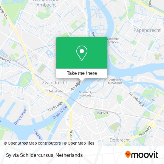 Sylvia Schildercursus map