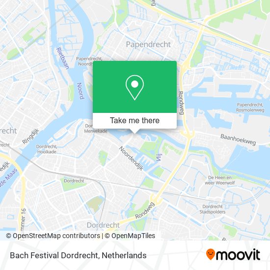 Bach Festival Dordrecht map