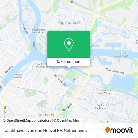 Jachthaven van den Heuvel BV map